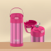 Garrafinha Térmica Thermos Funtainer Rosa 355ml